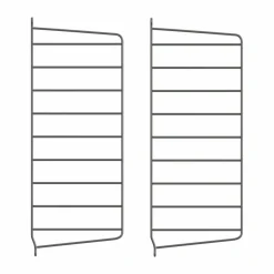 String väggavel Mörkgrå 50x20 cm 2-pack