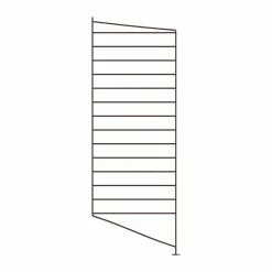 String golvgavel Mörkbrun 85x30 cm 1-pack