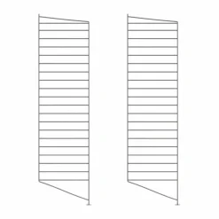 String golvgavel Mörkgrå 115x30 cm 2-pack