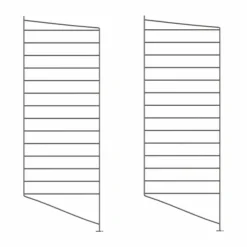 String golvgavel Mörkgrå 85x30 cm 2-pack