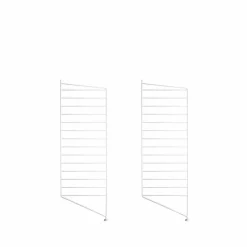 String golvgavel vit 85x30 cm 2-pack
