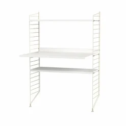 Stringhylla kontor vit & beige - Kombination H