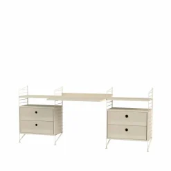 String kontor ask & beige - Kombination C