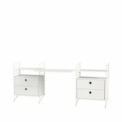 String kontor vit & beige - Kombination C