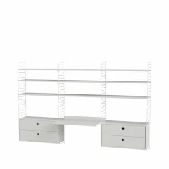 String kontor vit - Kombination F