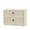 String sovrum ask & beige - Kombination A