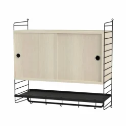 String sovrum ask & svart - Kombination F