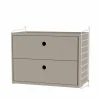 String sovrum beige & vit - Kombination A
