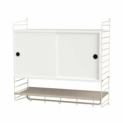 String sovrum vit & beige - Kombination F