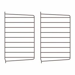String väggavel Mörkbrun 50x30 cm 2-pack
