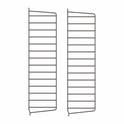 String väggavel Mörkbrun 75x20 cm 2-pack