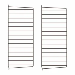 String väggavel Mörkbrun 75x30 cm 2-pack