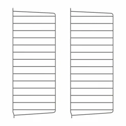 String väggavel Mörkgrå 75x30 cm 2-pack