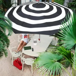 Stripesol parasoll red