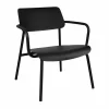 Studie loungestol Liquorice (svart)