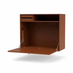 STUDIO skrivbord vägghängt hazelnut 146