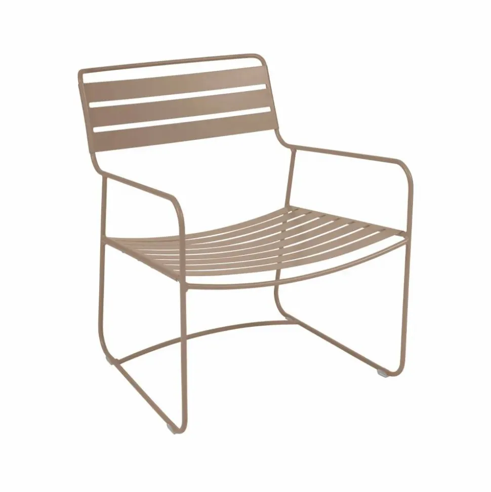 Surprising karmstol låg Nutmeg (beige)