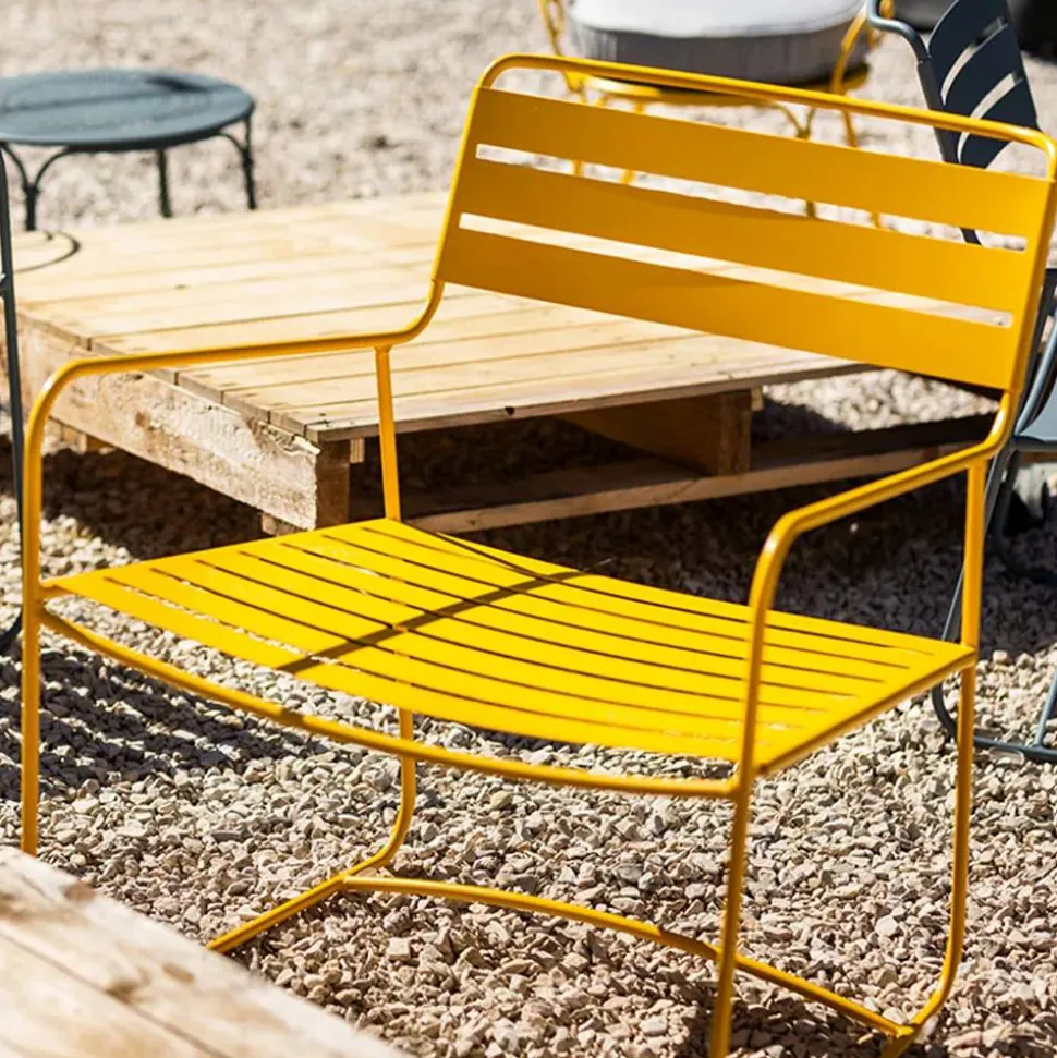 Surprising karmstol låg Nutmeg (beige)