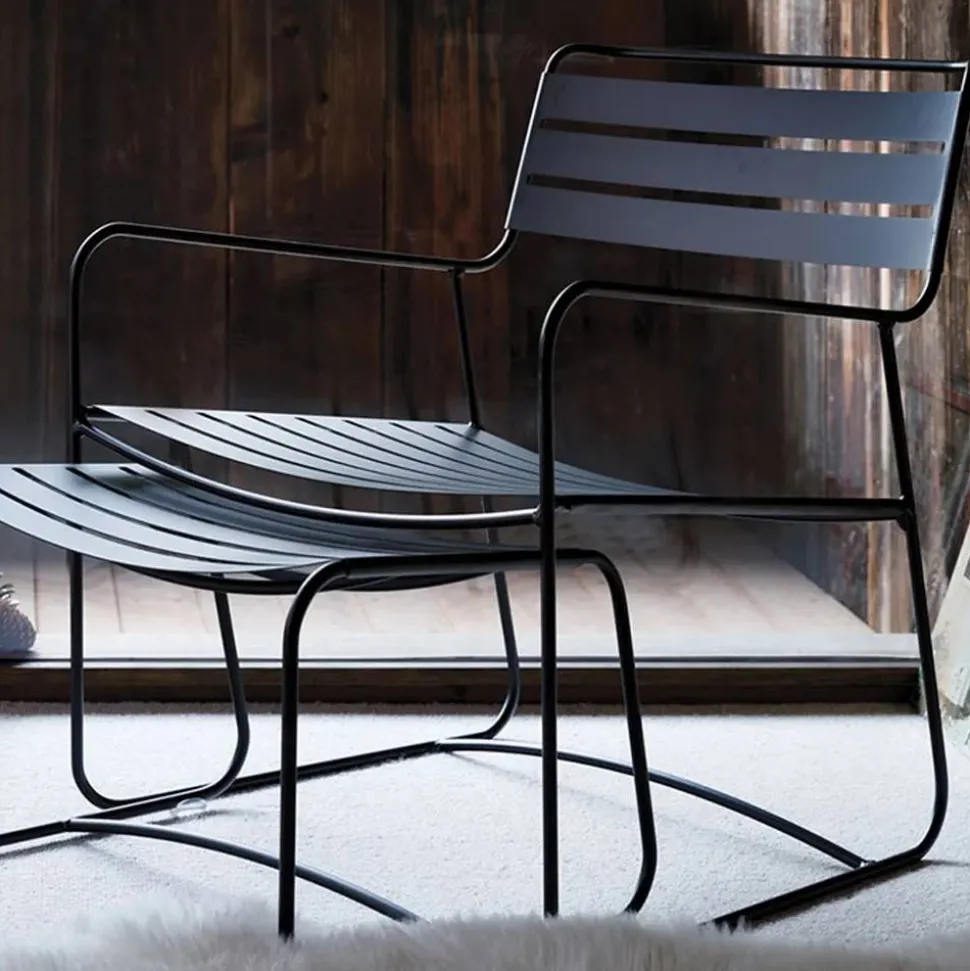 Surprising karmstol låg Nutmeg (beige)
