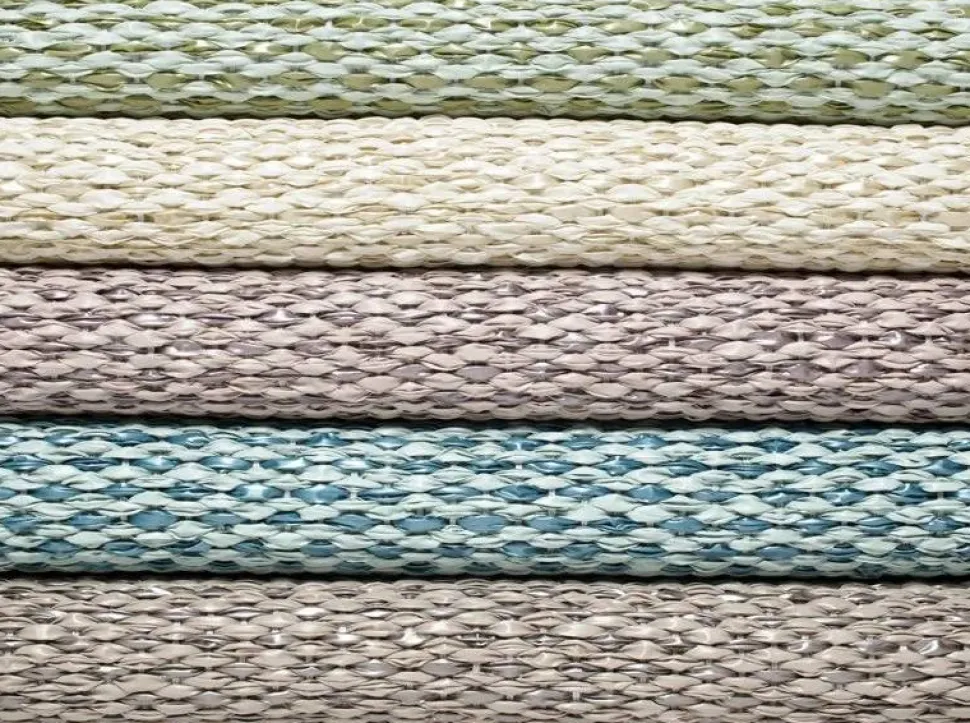 Svea gångmatta vanilla/beige metallic 70x320 cm