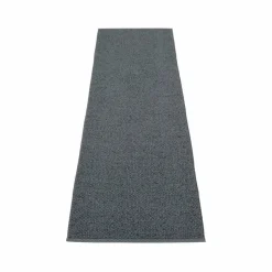 Svea gångmatta granit/black metallic 70x240 cm