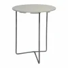 Table 6B bord Vitlackad ek-varmförzinkad stativ Ø60 cm