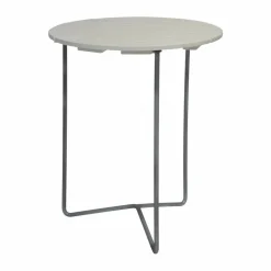 Table 6B bord Vitlackad ek-varmförzinkad stativ Ø60 cm