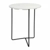 Table 6B bord Vitoljad ek-svart Ø60 cm