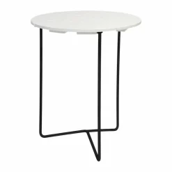 Table 6B bord Vitoljad ek-svart Ø60 cm