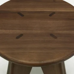 Tabouret Bois pall Oljad valnöt
