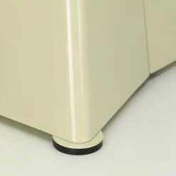 Tabouret Métallique pall Blanc colombe (beige)