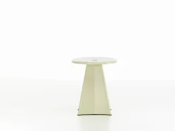 Tabouret Métallique pall Blanc colombe (beige)