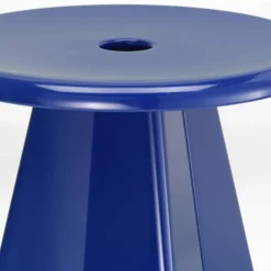 Tabouret Métallique pall Bleu marcoule (blå)
