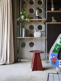Tabouret Métallique pall Japanese red (röd)
