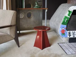 Tabouret Métallique pall Japanese red (röd)
