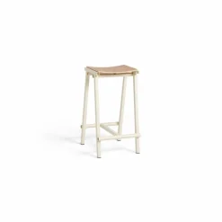 Taburete 8 low barstol 65 cm Eggshell (vit)