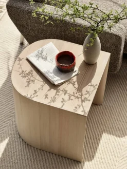 Taburet pall/sidobord Oljad furu