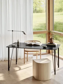 Taburet pall/sidobord Oljad furu