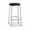 Taburett barpall Svart-kromstativ 63 cm