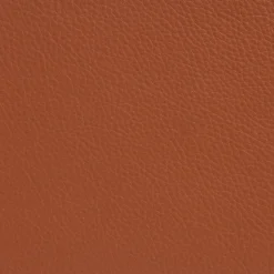 Taburett pall Cognac läder-kromat stativ 45 cm