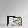 Tairu bord 38x38 cm Calacatta