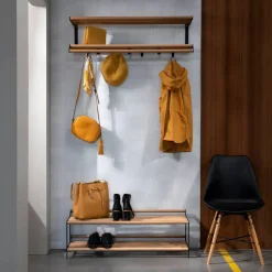 Tamburin hatthylla 100 cm Ek-svart