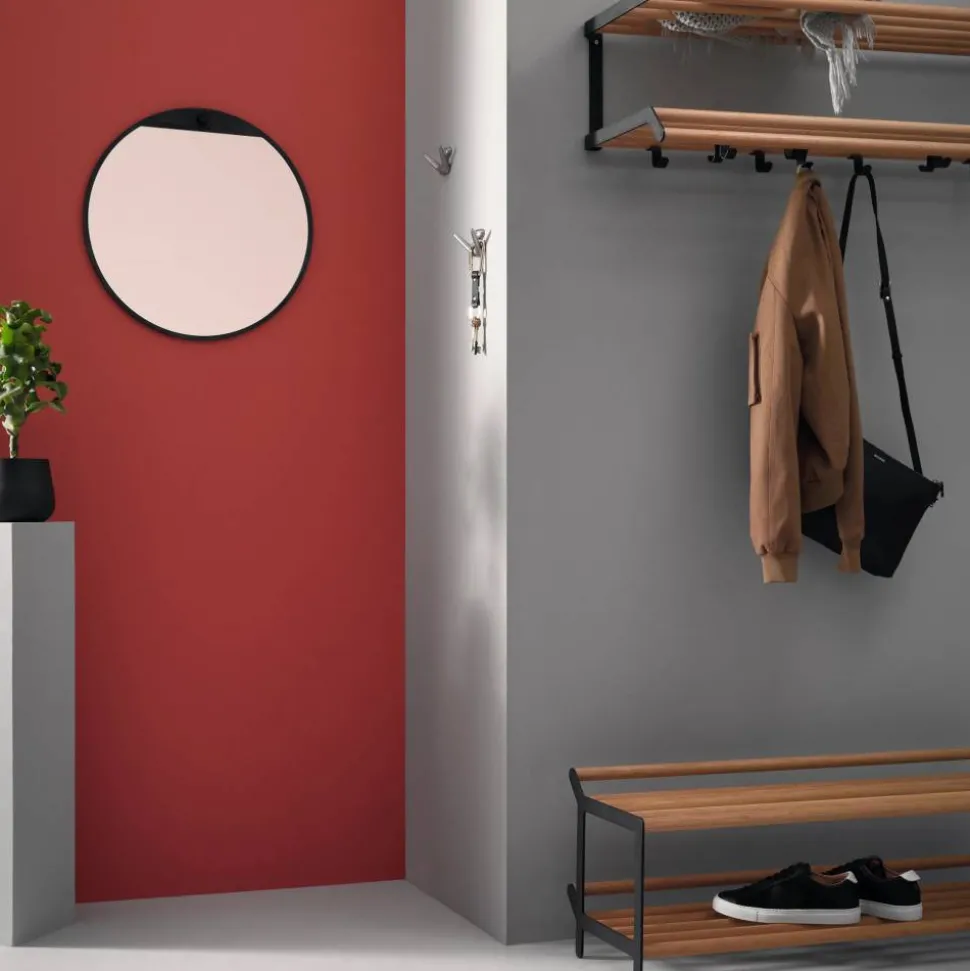 Tamburin hatthylla 100 cm Ek-svart