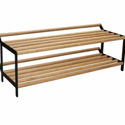 Tamburin skohylla 100 cm Ek-svart