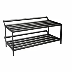 Tamburin skohylla 60 cm Svartbetsad ek-svart