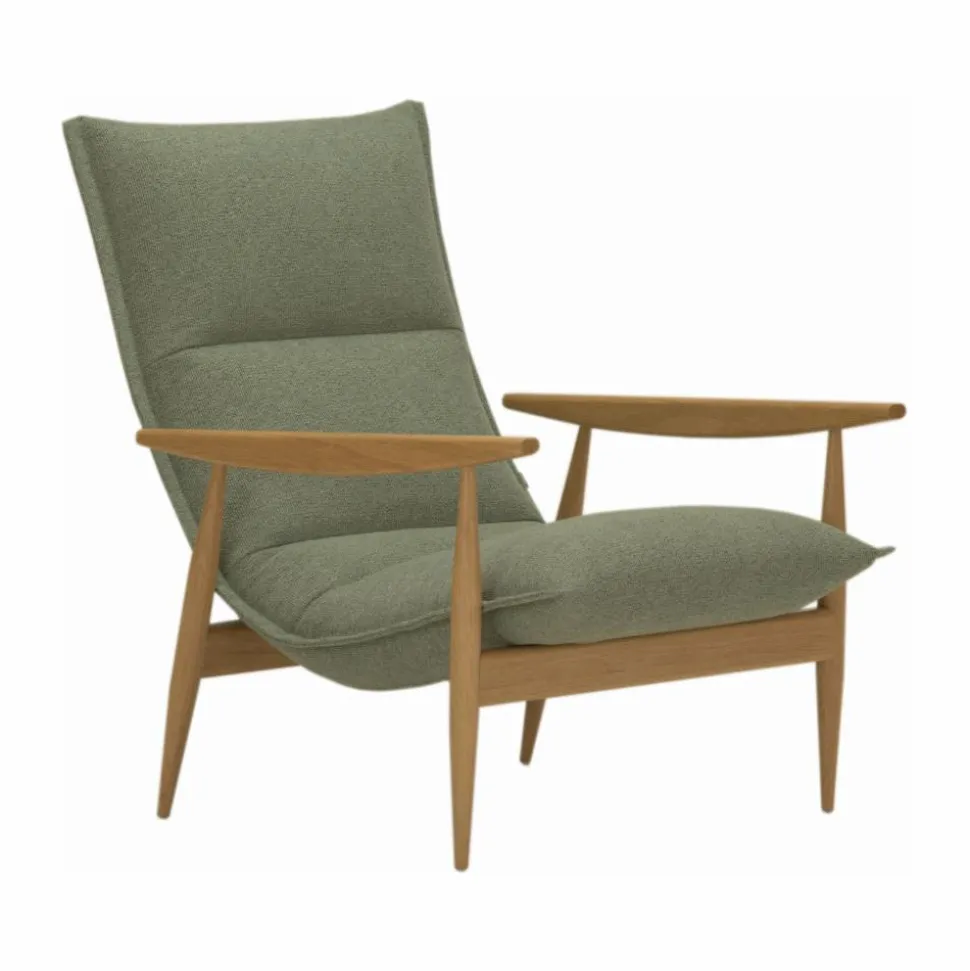 Tao fåtölj Verso 193 green-natural oak