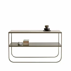 Tati console 120 konsolbord kalksten jura nougat stativ 120