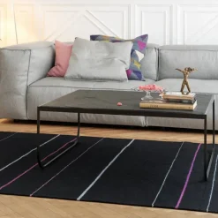 Tati High soffbord marmor vit char grey stativ