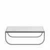 Tati Low soffbord marmor vit storm grey stativ