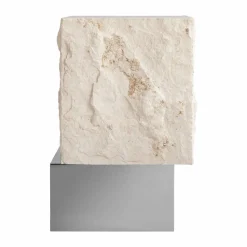 Temple sidobord tall 50x33 cm Chrome-limestone